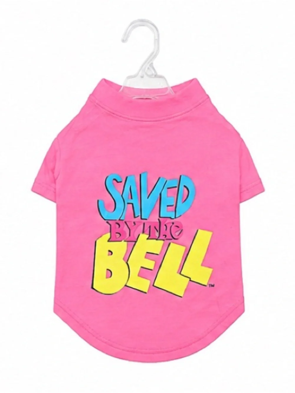 NEW - “Saved by the Bell” Pink Dog T-Shirt Pet Tee Size Medium M 90s TV